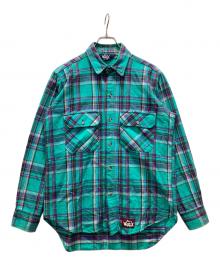 WOOLRICH（ウールリッチ）の古着「USA製チェックシャツ」｜グリーン