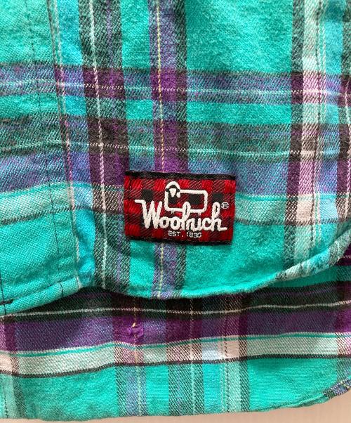 WOOLRICH（ウールリッチ）WOOLRICH (ウールリッチ) USA製チェックシャツ グリーン サイズ:Mの古着・服飾アイテム