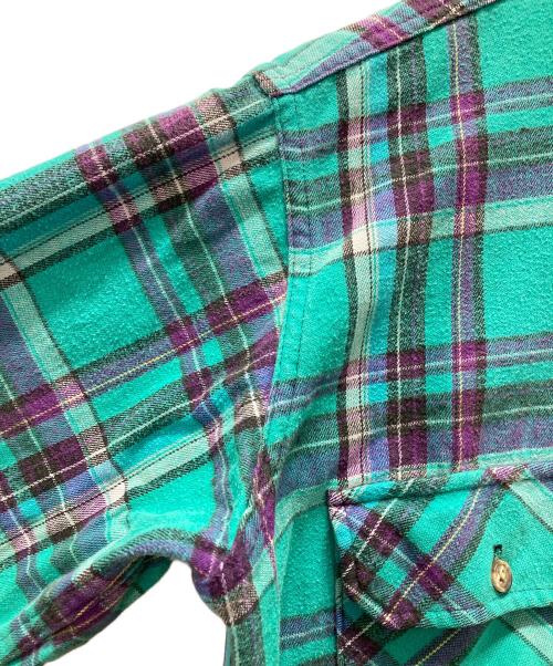 WOOLRICH（ウールリッチ）WOOLRICH (ウールリッチ) USA製チェックシャツ グリーン サイズ:Mの古着・服飾アイテム