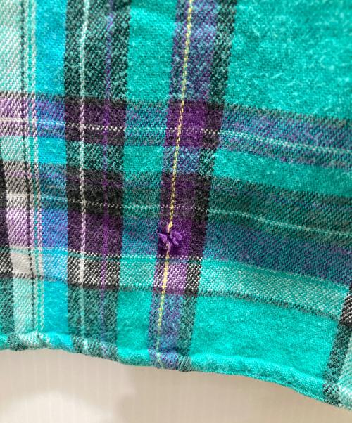 WOOLRICH（ウールリッチ）WOOLRICH (ウールリッチ) USA製チェックシャツ グリーン サイズ:Mの古着・服飾アイテム