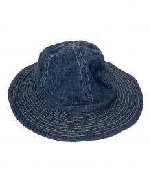 UCHIDA HOUSEI（ウチダ ホウセイ）の古着「デニムハット/Denim army hat」｜ブルー