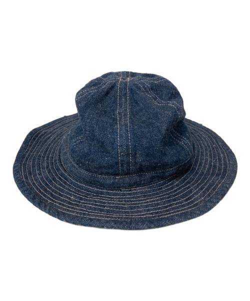 UCHIDA HOUSEI（ウチダ ホウセイ）uchida housei (ウチダ ホウセイ) デニムハット/Denim army hat ブルー サイズ:Mの古着・服飾アイテム
