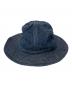 uchida housei (ウチダ ホウセイ) デニムハット/Denim army hat ブルー サイズ:M：5000円