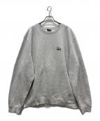 stussyステューシー）の古着「ロゴスウェット」｜グレー