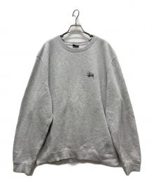 stussy（ステューシー）の古着「ロゴスウェット」｜グレー