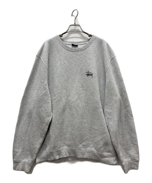 stussy（ステューシー）stussy (ステューシー) ロゴスウェット グレー サイズ:XLの古着・服飾アイテム