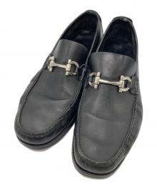 Salvatore Ferragamo（サルヴァトーレ フェラガモ）の古着「ガンチーニビットローファー」｜ブラック