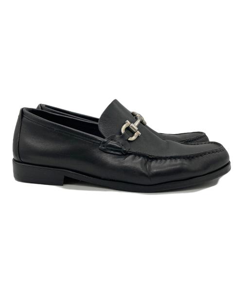 Salvatore Ferragamo（サルヴァトーレ フェラガモ）Salvatore Ferragamo (サルヴァトーレ フェラガモ) ガンチーニビットローファー ブラック サイズ:7の古着・服飾アイテム