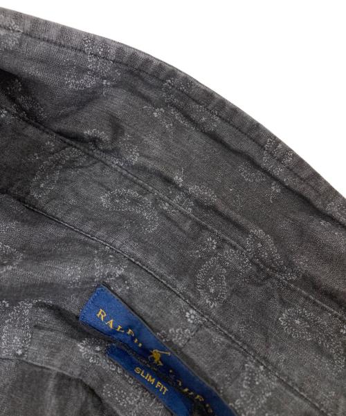 POLO RALPH LAUREN（ポロ・ラルフローレン）POLO RALPH LAUREN (ポロ・ラルフローレン) ボタンダウンシャツ ブラック サイズ:XLの古着・服飾アイテム