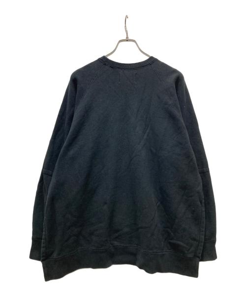 FILL THE BILL（フィルザビル）FILL THE BILL (フィルザビル) UNITED ARROWS (ユナイテッドアローズ) 別注ドローストリングスウェットシャツ ブラック サイズ:Fの古着・服飾アイテム