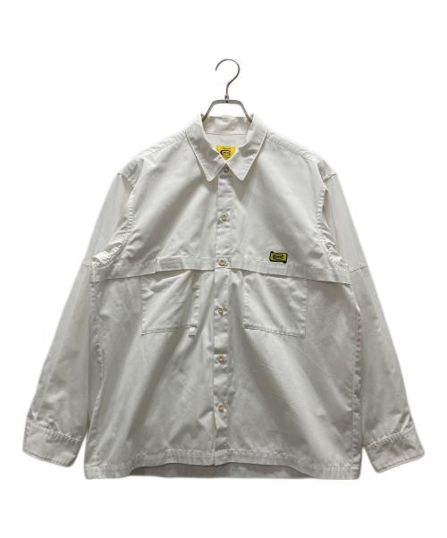 COWDEN（カウデン）COWDEN (カウデン) ワークシャツ ホワイト サイズ:Lの古着・服飾アイテム
