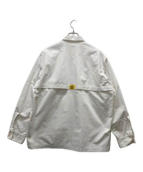 COWDEN（カウデン）COWDEN (カウデン) ワークシャツ ホワイト サイズ:Lの古着・服飾アイテム
