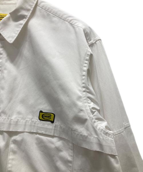 COWDEN（カウデン）COWDEN (カウデン) ワークシャツ ホワイト サイズ:Lの古着・服飾アイテム