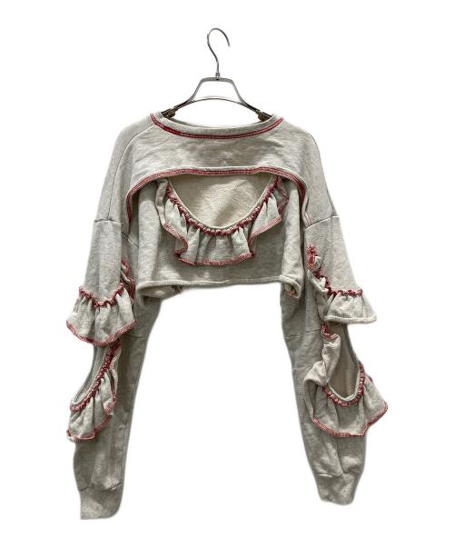 CIAOPANIC（チャオパニック）CIAOPANIC (チャオパニック) クロップドスウェット グレー サイズ:FREEの古着・服飾アイテム