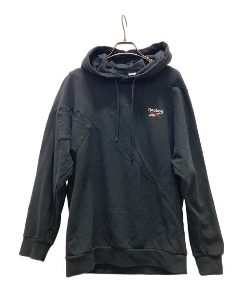 REEBOK（リーボック）REEBOK (リーボック) Classics PVT EMB Hooded Sweatshirt ブラック サイズ:Lの古着・服飾アイテム