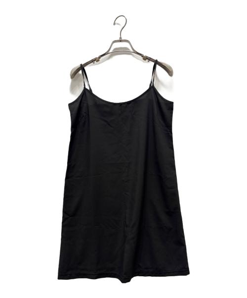 darich（ダーリッチ）darich (ダーリッチ) リボンシャーリングギンガムミニワンピース ブラック サイズ:Lの古着・服飾アイテム