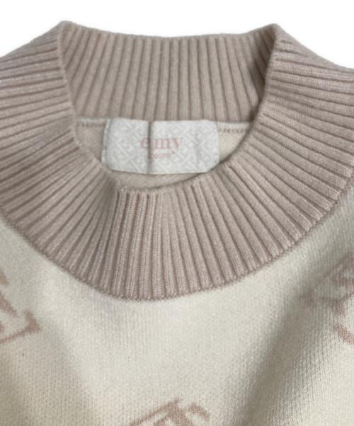 eimy istoire（エイミーイストワール）eimy istoire (エイミーイストワール) ハーフスリーブプルオーバー ベージュ サイズ:Freeの古着・服飾アイテム