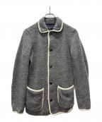 COMME des GARCONS HOMMEコムデギャルソン オム）の古着「アルパカ混ジャケット」｜グレー