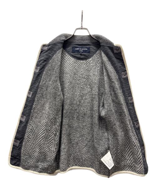 COMME des GARCONS HOMME（コムデギャルソン オム）COMME des GARCONS HOMME (コムデギャルソン オム) アルパカ混ジャケット グレー サイズ:Sの古着・服飾アイテム