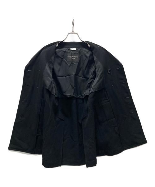 COMME des GARCONS HOMME PLUS（コムデギャルソンオムプリュス）COMME des GARCONS HOMME PLUS (コムデギャルソンオムプリュス) グラフィックパッチPコート ブラック サイズ:Sの古着・服飾アイテム