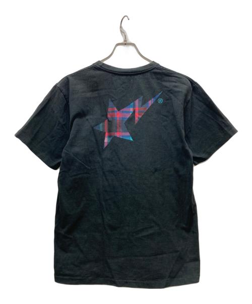 A BATHING APE（ア ベイシング エイプ）A BATHING APE (ア ベイシング エイプ) SCREEN CAMO BAPE STA TEE ブラック サイズ:Mの古着・服飾アイテム
