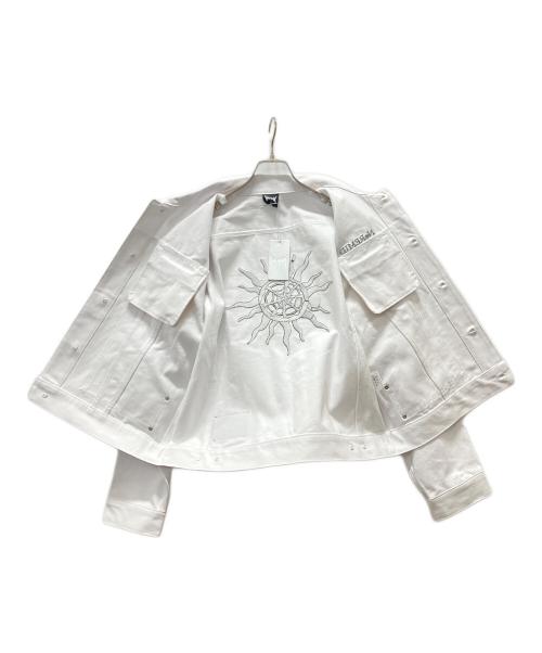 Noremid（ノーリミッド）NOREMID (ノーリミッド) デニムジャケット ホワイト サイズ:Mの古着・服飾アイテム