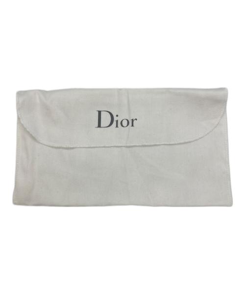 Christian Dior（クリスチャン ディオール）Christian Dior (クリスチャン ディオール) レディディオール カナージュ  エナメル長財布 ブラックの古着・服飾アイテム