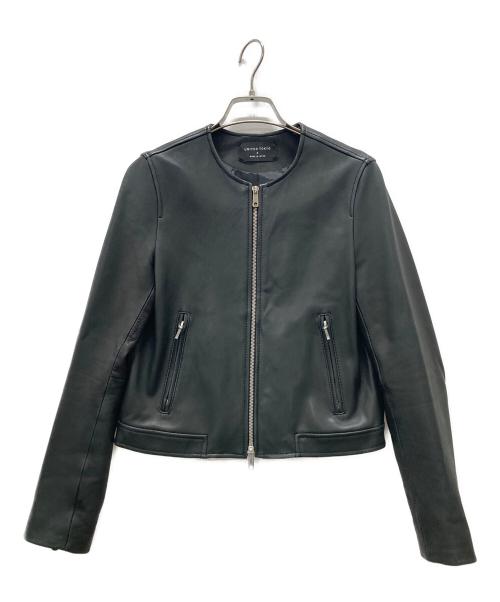 UNITED TOKYO（ユナイテッドトーキョー）UNITED TOKYO (ユナイテッドトーキョー) ラムレザージャケット ブラック サイズ:2の古着・服飾アイテム