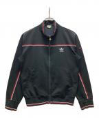 adidasアディダス）の古着「ハイネックトラックジャケット/ デサント期」｜ブラック
