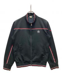 adidas（アディダス）の古着「ハイネックトラックジャケット/ デサント期」｜ブラック