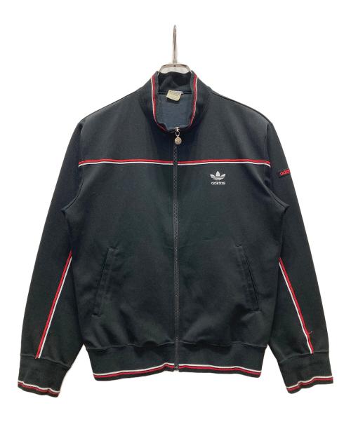 adidas（アディダス）adidas (アディダス) ハイネックトラックジャケット/ デサント期 ブラック サイズ:Lの古着・服飾アイテム