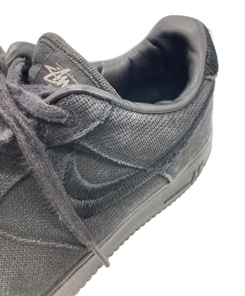 NIKE（ナイキ）NIKE (ナイキ) stussy (ステューシー) Air Force 1 Low ブラック サイズ:27.5の古着・服飾アイテム