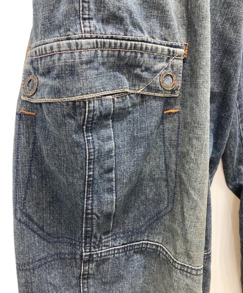 pellepelle（ペレペレ）pellepelle (ペレペレ) ワイドデニムパンツ インディゴ サイズ:W38の古着・服飾アイテム