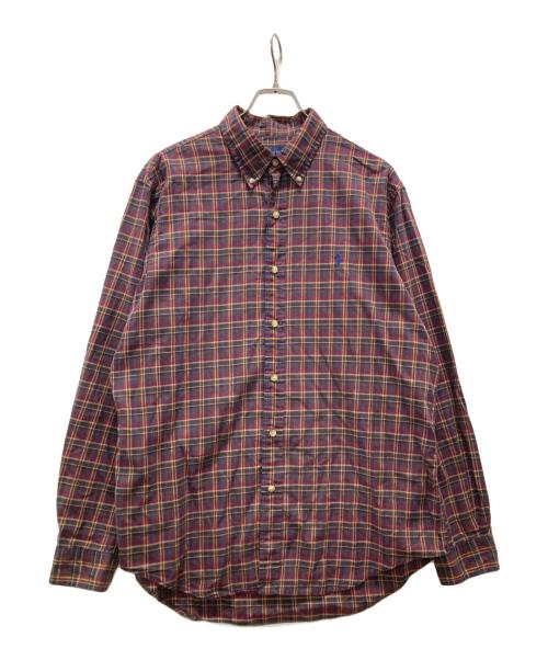 RALPH LAUREN（ラルフローレン）RALPH LAUREN (ラルフローレン) チェックシャツ ブラウン サイズ:Lの古着・服飾アイテム