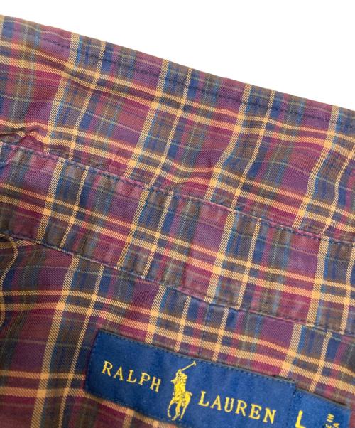 RALPH LAUREN（ラルフローレン）RALPH LAUREN (ラルフローレン) チェックシャツ ブラウン サイズ:Lの古着・服飾アイテム
