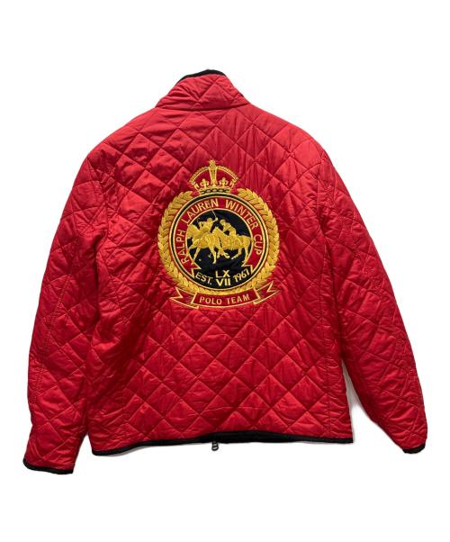 POLO RALPH LAUREN（ポロ・ラルフローレン）POLO RALPH LAUREN (ポロ・ラルフローレン) リバーシブルジャケット レッド×ブラック サイズ:Lの古着・服飾アイテム