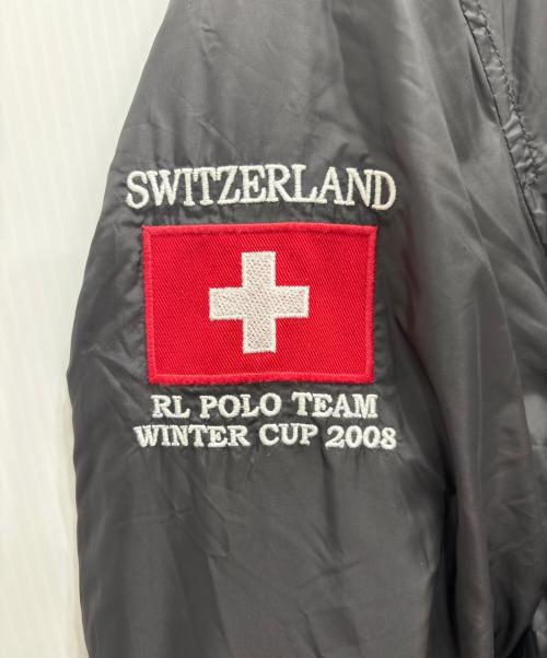 POLO RALPH LAUREN（ポロ・ラルフローレン）POLO RALPH LAUREN (ポロ・ラルフローレン) リバーシブルジャケット レッド×ブラック サイズ:Lの古着・服飾アイテム