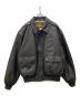 LANDING LEATHERS AIRFORCE（LANDING LEATHERS AIRFORCE）の古着「星条旗ライナーA2フライトジャケット」｜ブラウン