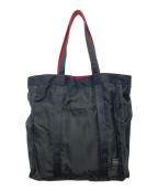 PORTER×Coca Colaポーター×コカコーラ）の古着「トートバッグ」｜ブラック×レッド