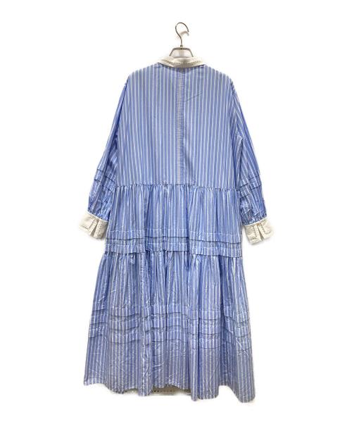 Mystrada（マイストラーダ）Mystrada (マイストラーダ) タックシャツワンピース スカイブルー サイズ:38の古着・服飾アイテム