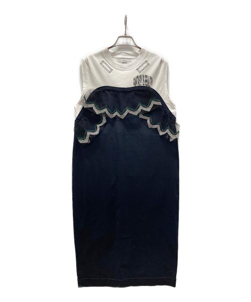 PONTI（ポンティ）PONTI (ポンティ) ノースリーブワンピース ホワイト サイズ:Fの古着・服飾アイテム