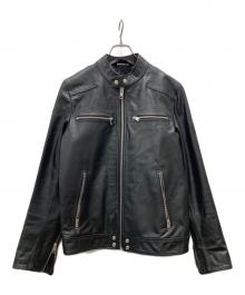DIESEL（ディーゼル）の古着「L-BOY-R-NEWレザージャケット」｜ブラック