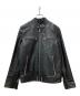 DIESEL（ディーゼル）の古着「L-BOY-R-NEWレザージャケット」｜ブラック