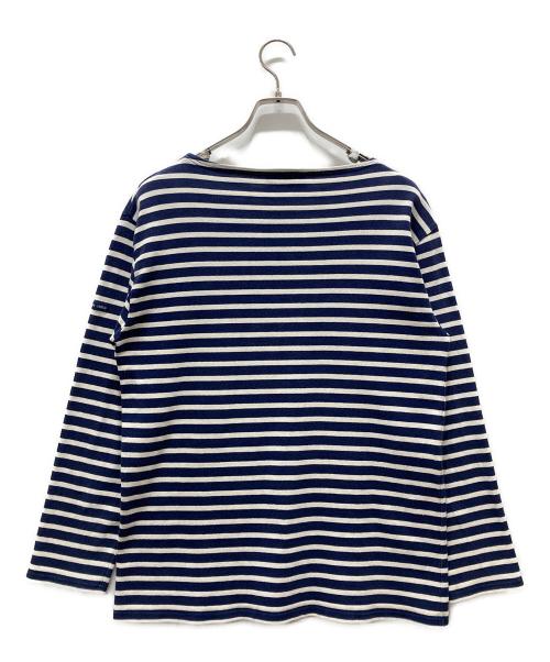 SAINT JAMES（セントジェームス）SAINT JAMES (セントジェームス) バスクシャツ ネイビー サイズ:表記無しの古着・服飾アイテム