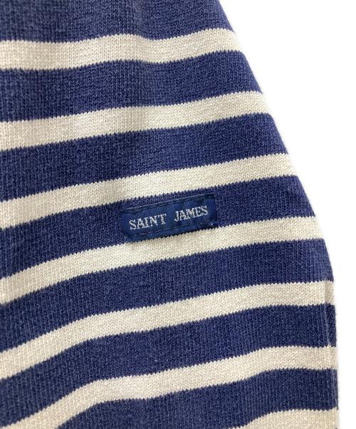 SAINT JAMES（セントジェームス）SAINT JAMES (セントジェームス) バスクシャツ ネイビー サイズ:表記無しの古着・服飾アイテム
