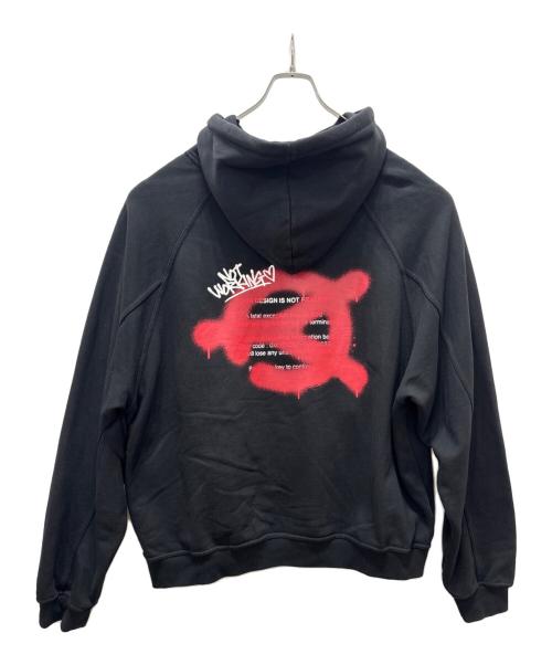 OY（オーワイ）OY (オーワイ) プルオーバーパーカー ブラック サイズ:2の古着・服飾アイテム