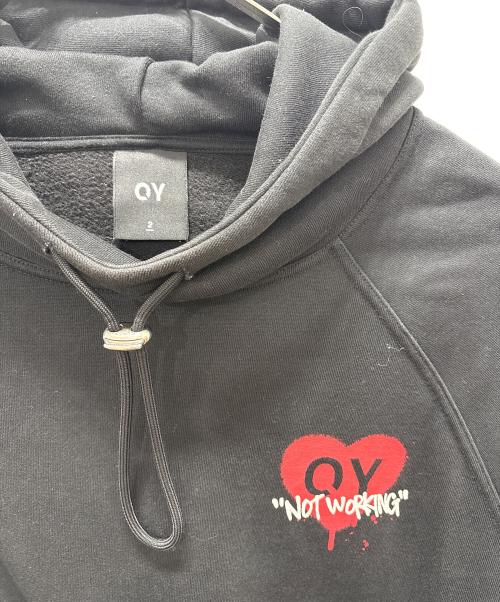 OY（オーワイ）OY (オーワイ) プルオーバーパーカー ブラック サイズ:2の古着・服飾アイテム