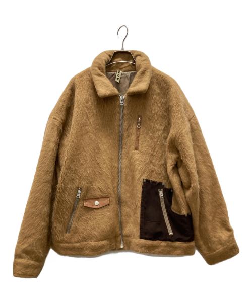 kooi（コーイ）KOOI (コーイ) シャギーブルゾン ブラウン サイズ:１の古着・服飾アイテム