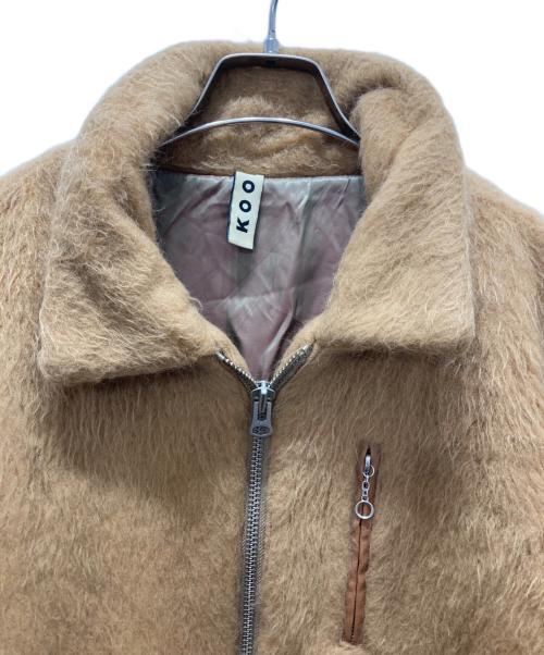 kooi（コーイ）KOOI (コーイ) シャギーブルゾン ブラウン サイズ:１の古着・服飾アイテム