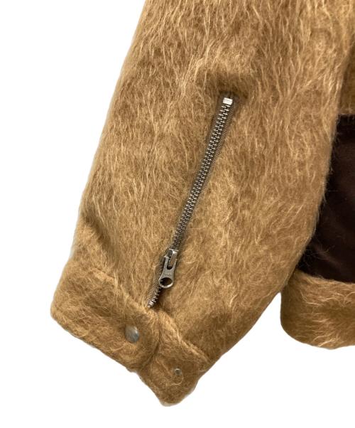 kooi（コーイ）KOOI (コーイ) シャギーブルゾン ブラウン サイズ:１の古着・服飾アイテム